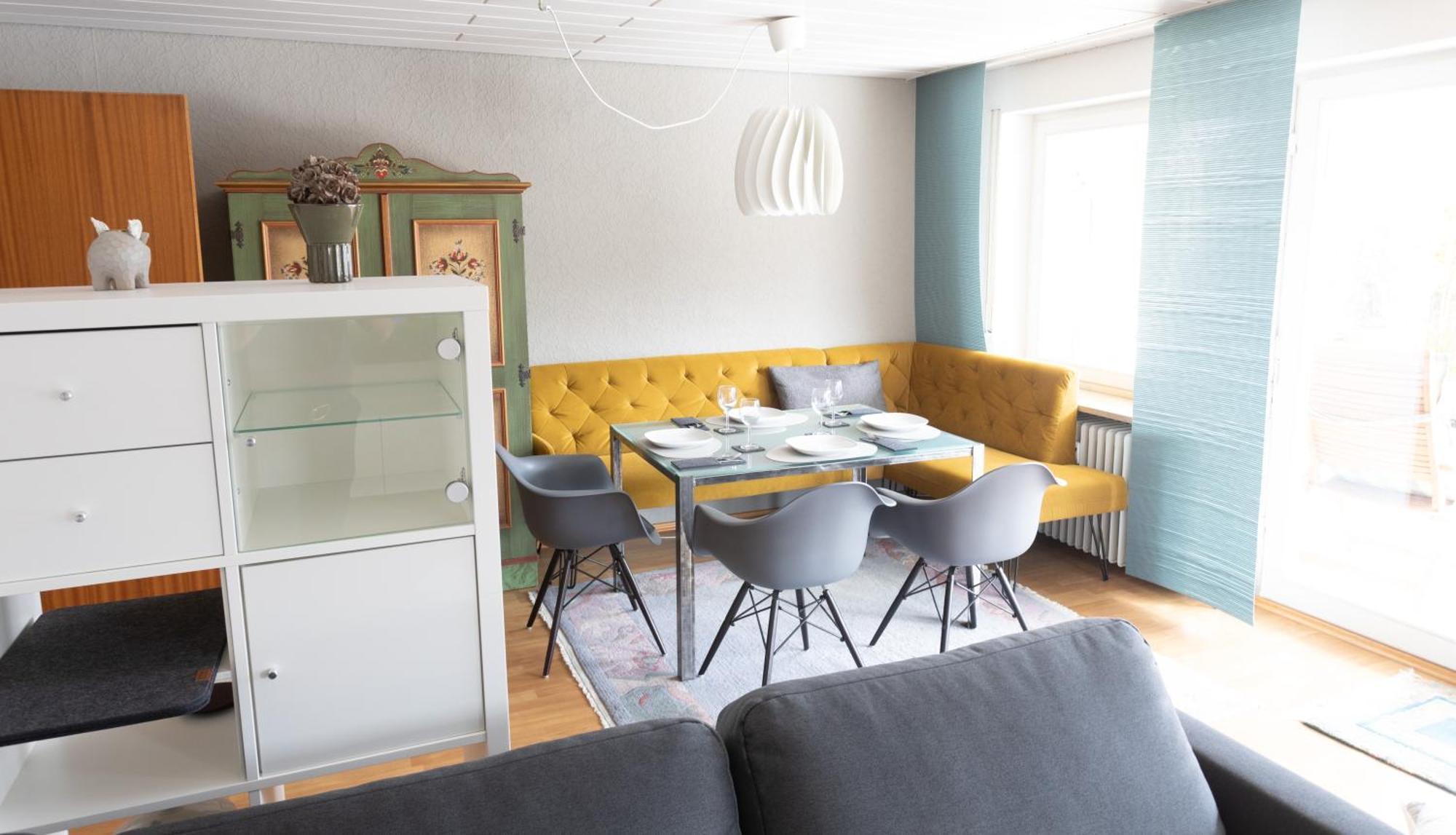 Storchennest - Schoenes, Ruhiges Apartment Mit Sonnenterrasse Tettnang Luaran gambar